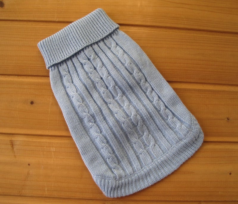 FAMI Dog Clothes Dogs Sweater Soft Puppies Clothing Winter Puppy Sweaters Warm Outfit for Dogs Small XS S Cat Apparel (SkyBlue,Large) - Image 4